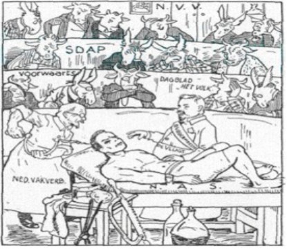 Spotprent over de burgerij