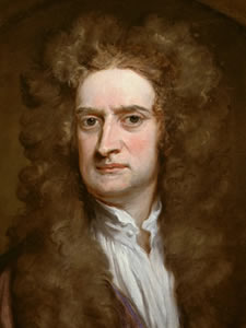 Retrato Isaac Newton